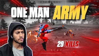 AWM POWER 😱 29 Kills SOLO VS SQUAD GAMEPLAY  Free Fire Max [upl. by Sada83]