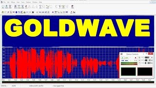 How to Use Goldwave Sound Recording and Editing 12 [upl. by Kalin]