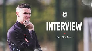 INTERVIEW Ben Gladwin on his MK Dons First Team Coach appointment [upl. by Thirza294]