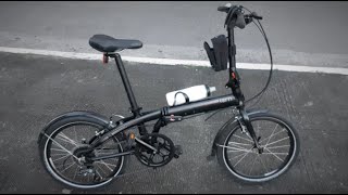 Tern Link D8 folding bike San Pedro Laguna to Bonifacio High Street [upl. by Ytnom]