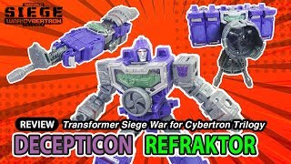 Transformer Siege Deluxe Refraktor WFC S36SG28 review [upl. by Carder]