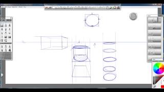 Drawing BasicShapes with Artist Philip Dimitriadis [upl. by Rambert634]