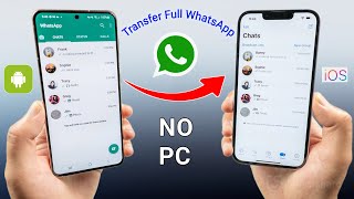 No PC Transfer WhatsApp to iPhone 16 in minutes 2024 WhatsApp Transfer [upl. by Anirtac575]