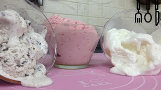 Gelato Fatto in Casa Stracciatella Fiordilatte e Fragola Senza Gelatiera [upl. by Shadow428]