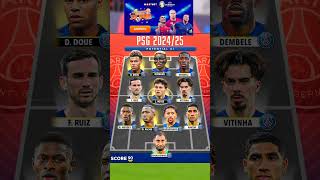 PSG Potential Line Up 202425 [upl. by Robinett]