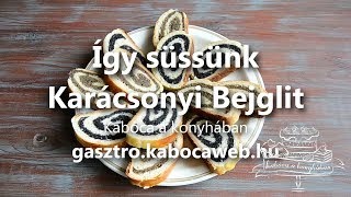 Hogyan süssünk karácsonyi Bejglit recept videó  Kabóca a konyhában [upl. by Rimidalb516]