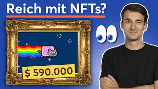 NFTBoom Was sind NFTs Kann man damit Geld verdienen  Finanzfluss [upl. by Eanram742]