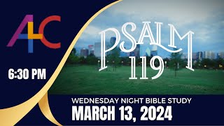 Wednesday Night Bible Study  03132024 [upl. by Noyk376]