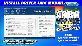 Cara Install Driver Windows 7 dengan WanDrv Easy Driver Pack [upl. by Flessel]