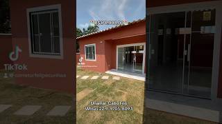 Casa com 2 quartos sendo 1 suíte 🏠 Pronta entrega em Unamar Cabo Frio R17000000 [upl. by Hurd154]