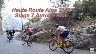 Haute Route Alps 2018  Stage 7 Auron  Nice [upl. by Arte]