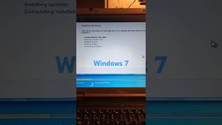 Installing Windows 7  Shorts video  November 2024 [upl. by Einallem]