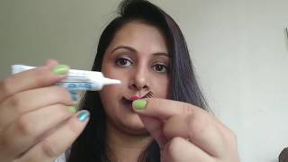 Nakli Palke Kaise Lagaye  how to use false eyelashes for beginners in Hindi Kaur Tips [upl. by Dav]