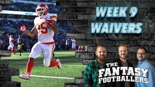 Fantasy Football 2016  Week 9 Waivers Streams of the Week MNF Madness  Ep 298 [upl. by Baerl466]