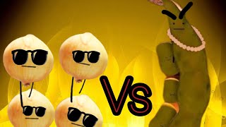 Bandidos cebolla 🧅 vs mamá frijol  batalla épica SECRET STAYCATION roblox [upl. by Klarika]