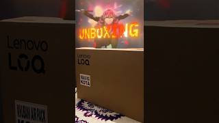 LENOVO LOQ LAPTOP  UMBOXING 🥹❤️ lenovo lenovoloq laptop unboxing [upl. by Eenet]