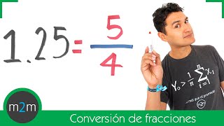 Conversión de una fracción a decimal y viceversa  COMPLETO [upl. by Alvan]