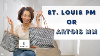 Goyard Artois MM vs St Louis PM  Pros amp Cons [upl. by Llebpmac]