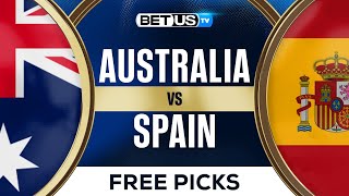 Australia vs Spain  Mens Olympic Basketball Picks amp Predictions  Paris 2024 [upl. by Arrahs462]