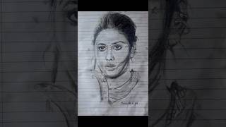 Smita Patil portrait smitapatil smitapatildrawing bollywood [upl. by Dalston]