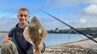 Shore Fishing UK  Flounder and Bass Fishing in an Estuary  The Fish Locker [upl. by Latton]