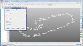 Curve from Point Cloud in PowerSHAPE 2014 [upl. by Cristi]