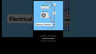 Ac connection diagram ac ka connection kyse karenelectrical connection shorts electrician viral [upl. by Ailugram]