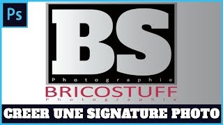 Tutoriel Photoshop CC  comment créer et apposer une signature Brush sur une photo [upl. by Aneloj]