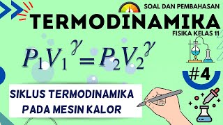 Termodinamika Fisika Kelas 11  Problem Set 4  Siklus Termodinamika [upl. by Jamnes773]