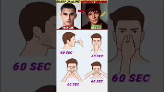 Jawline exercise  face shape exercise  fitness motivation gym [upl. by Ammon]