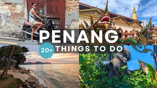 20 Things to Do in Penang Malaysia  4K Penang Travel Guide [upl. by Worlock871]