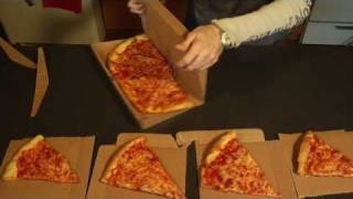 GreenBox Pizza Box Turns into Plates amp Storage Unit [upl. by Fowkes]