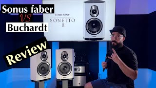 Review of Sonus Faber Sonetto II versus Focal Aria 906 and Buchardt S400 MKII [upl. by Viradis181]