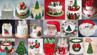 50 amazing easy Christmas cake decorating ideas 2023 [upl. by Aala]