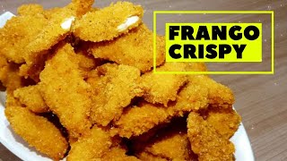 FRANGO CRISPY  Tirinhas De Frango Crocante  Estilo Nuggets [upl. by Ytisahc802]