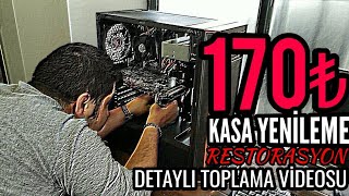 170₺ye Kasayı yeniledik YENİ TOPLAMA YENİ STÜDYO Ucuza Işıklı Cam kasa [upl. by Franklyn]