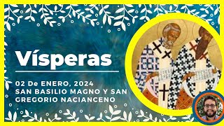 🔥 VISPERAS DEL DIA DE HOY 2 de Enero de 2024  Oración de la Tarde 🙏 LITURGIA DE LAS HORAS [upl. by Yance]