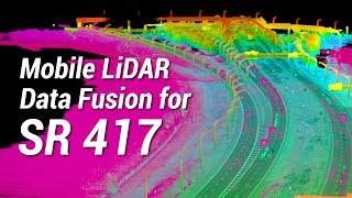 UAS amp Mobile LiDAR Data Fusion for SR 417 in Orlando [upl. by Dragde806]