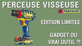 Test Perceuse visseuse sans fil 20V édition limité Parkside avis [upl. by Bores]