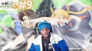 MAID DRAGON BALL Z  Miss Kobayashis Dragon Maid S2 9 REACTION [upl. by Dzoba]