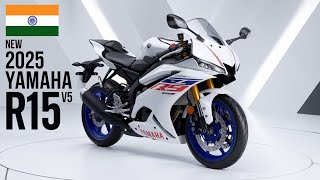 2025 Yamaha R15 V5 Review Stunning White Edition with Advanced Featuresquot [upl. by Corbie]