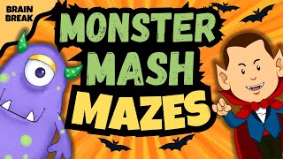 Monster Mash  Halloween Game  Halloween Brain Break  Just Dance [upl. by Aihsram]