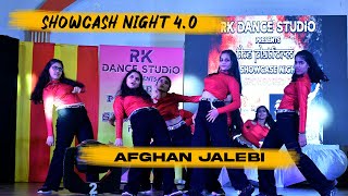 Afghan Jalebi Dance performance  Showcase 40  RK DANCE STUDIO  Group performance  4 to 5 Batch [upl. by Aerbua]