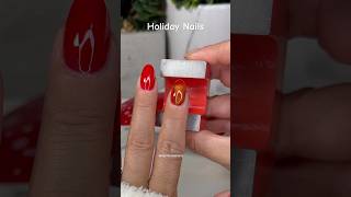 MY GO TO NAILS  HOLIDAY NAILS nails almondnails nailart nailinspo unhas winternails diynails [upl. by Weissmann652]