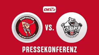 PRESSEKONFERENZ  EISPIRATEN CRIMMITSCHAU  EISBÄREN REGENSBURG  13102024 [upl. by Nwahsar]