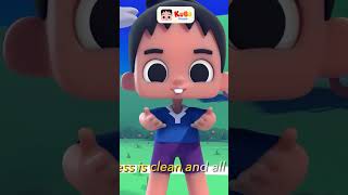 I HAVE TWO HANDS LEFT AND RIGHT shorts  Nursery Rhymes amp Kid Songs Kubo House [upl. by Ellednahs]