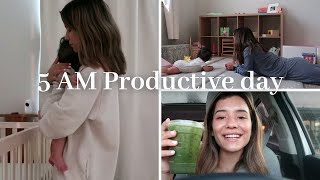 5AM productive saturday vlog [upl. by Ayanat]