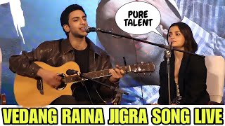 LIVE JIGRA SONG VEDANG RAINA WITH ALIA BHATT  FILM MASALA [upl. by Flinn238]