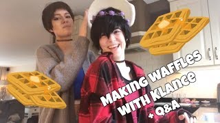 Making waffles with Klance  QampA Part 1 [upl. by Ettenom]