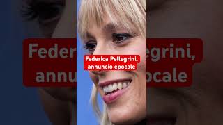 Federica Pellegrini annuncio epocale [upl. by Jotham]